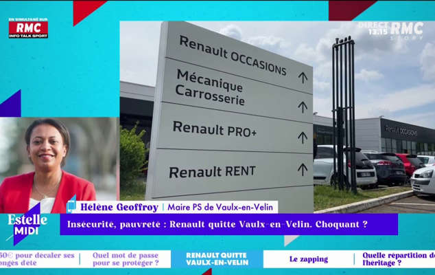 « C’est un non-sens »: la maire de Vaulx-en-Velin s’indigne du départ de Renault