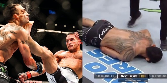 MICHAEL CHANDLER ÉTEINT SON ADVERSAIRE À L’UFC 274 AVEC UN FRONT-KICK DÉVASTATEUR (VIDÉO)