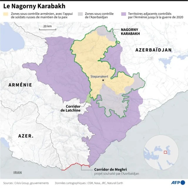 L’Azerbaïdjan a “rétabli sa souveraineté” sur le Karabakh après sa victoire éclair