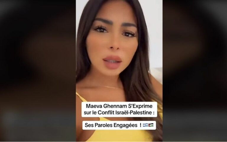 Harcelée et menacée pour son soutien aux Palestiniens, l’influenceuse Maeva Ghennam va déposer plainte