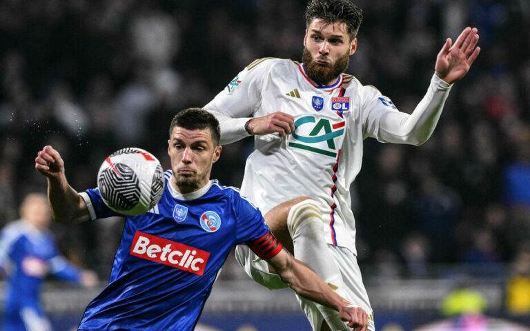 Coupe de France : au bout du suspense, Lyon bat Strasbourg aux tirs au but et file en demi-finale