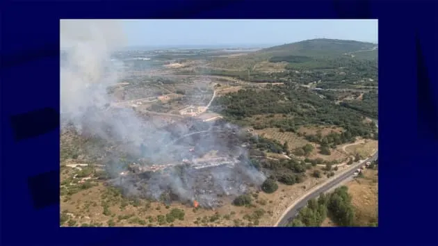 Hérault: plus de 150 pompiers mobilisés sur un incendie proche de l’autoroute A9