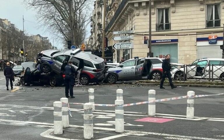 « J’ai cru que c’était un film » : à Paris, dix policiers blessés dans un impressionnant accident